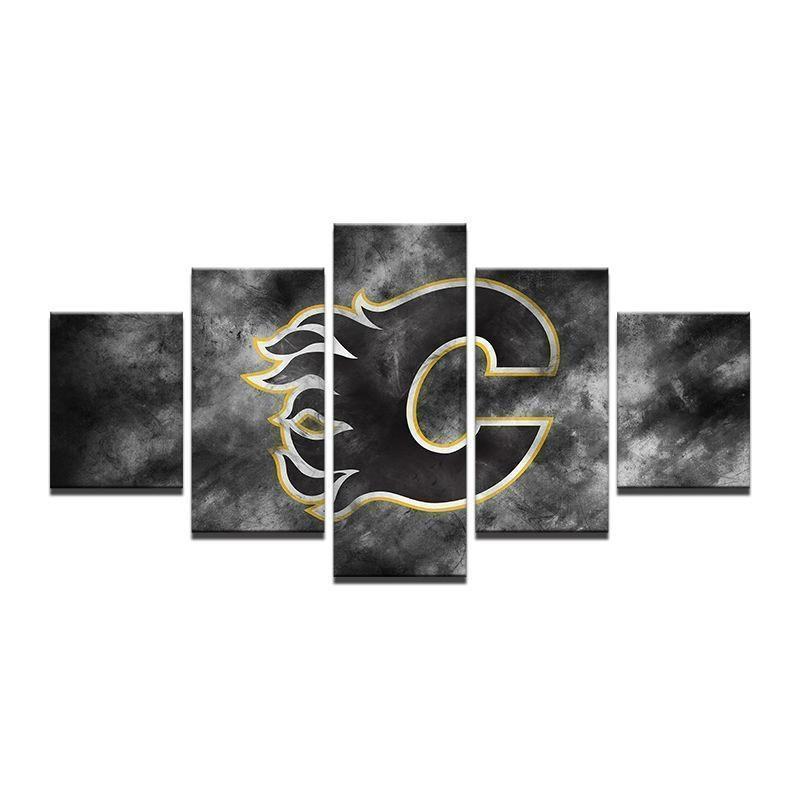 Calgary Flames Ice Hockey Leinwandbilder Kunstdrucke Rahmen