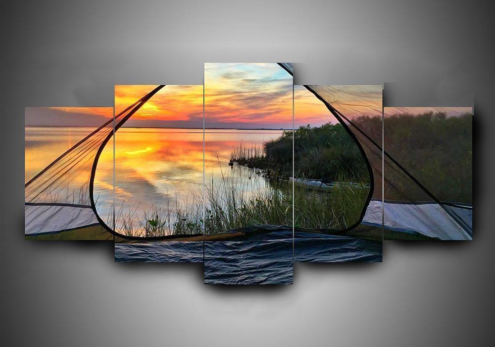 Camping 2 Leinwanddruck – Outdoor Sportkunst für Sammler