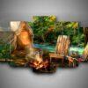 camping leinwanddruck – outdoor kunst für abenteuerliebhaber 3753