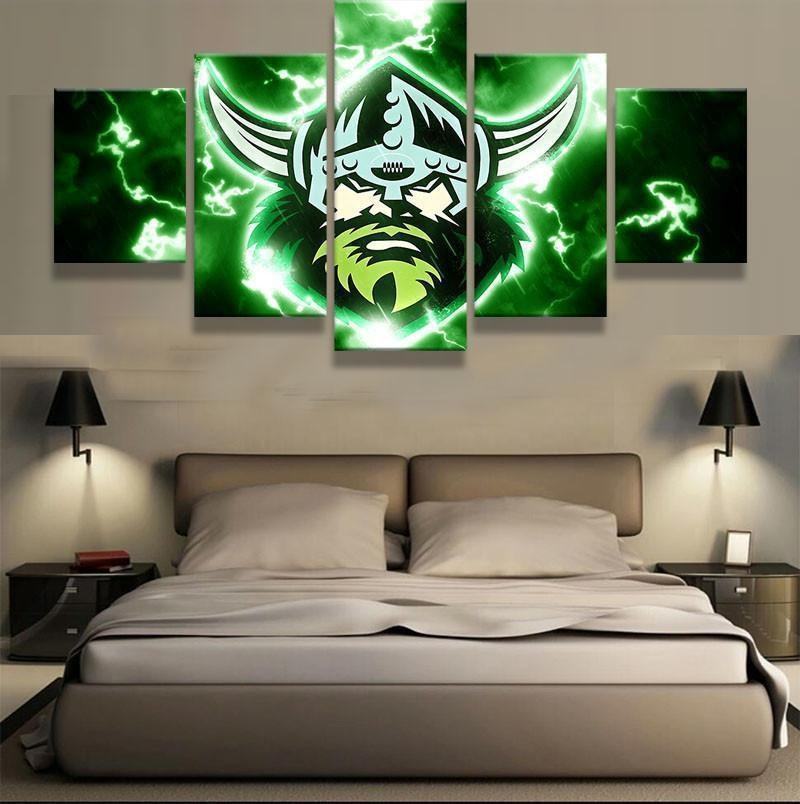 Canberra Raiders Nrl Football Leinwandbilder Kunstdrucke Rahmen