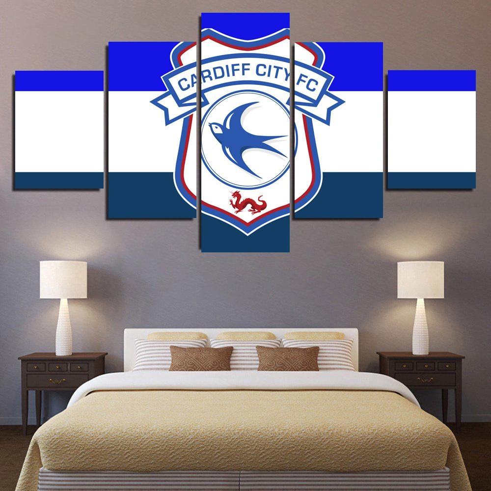 Cardiff City Leinwandbilder Kunstdrucke Rahmen