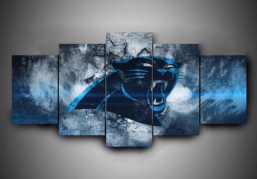 Carolina Panthers 1 Football Leinwandbilder Kunstdrucke Rahmen