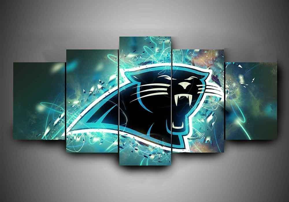 Carolina Panthers 2 Leinwanddruck – Football Kunstwerk