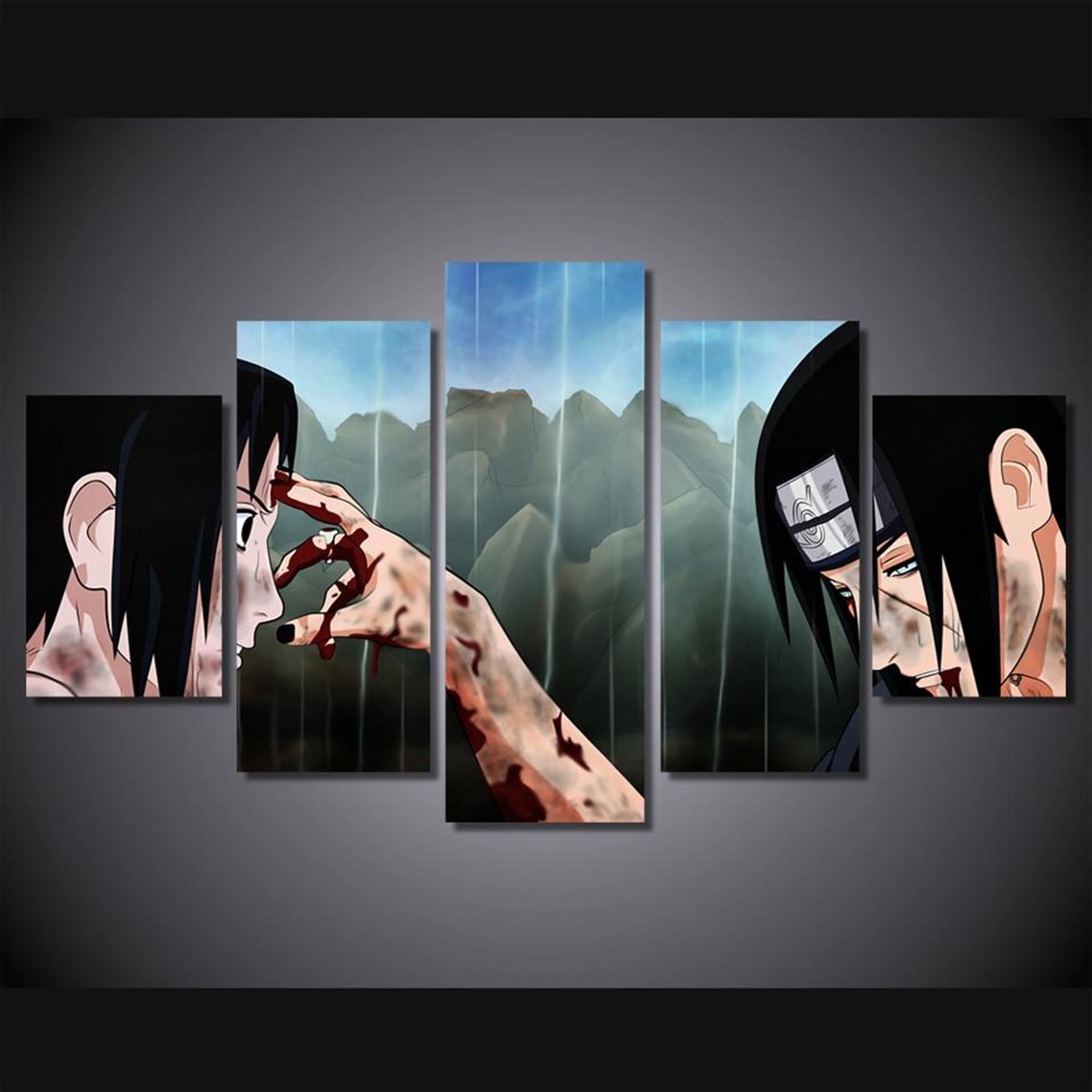 Characters Naruto Anime Leinwandbilder Kunstdrucke Rahmen