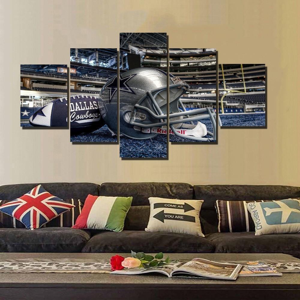 Cheer Für Dallas Cowboys Leinwanddruck – Football Kunst für Fans