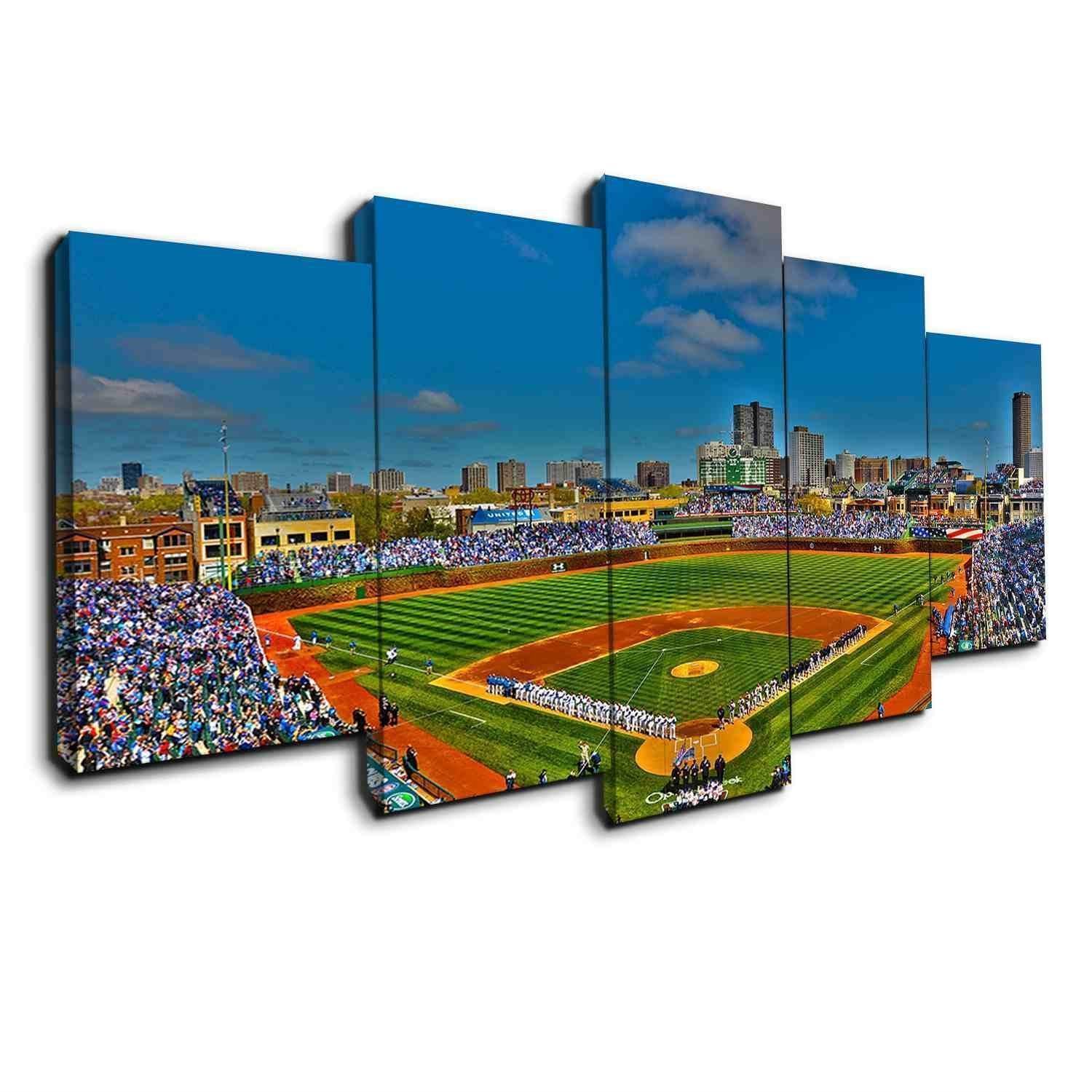 Chicago Baseball Stadium Baseball Leinwandbilder Kunstdrucke Rahmen
