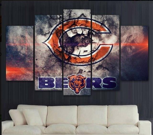 Chicago Bears 2 Sport Leinwandbilder Kunstdrucke  