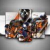 chicago bears jermon bushrod leinwanddruck – football kunst 4212
