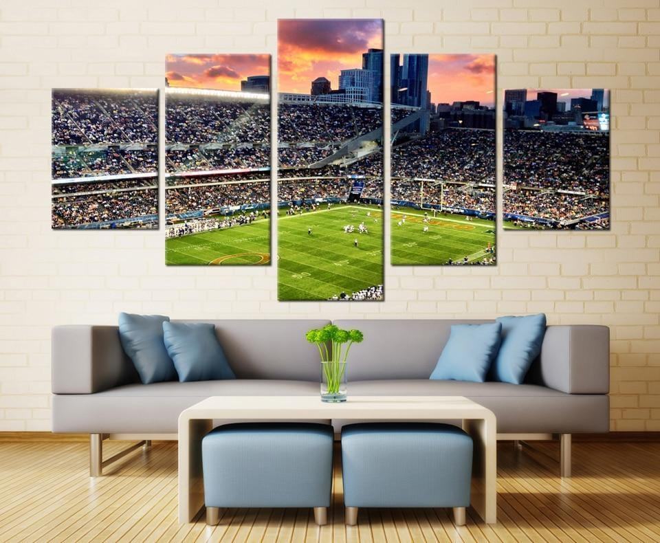 Chicago Bears Stadion Leinwandbilder – Kunstdrucke für Football-Fans