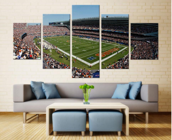 Chicago Bears Tedd Ginn Leinwanddruck – Football Kunstwerk