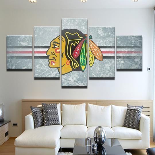 Chicago Blackhawks 2 Sport Leinwandbilder Kunstdrucke   