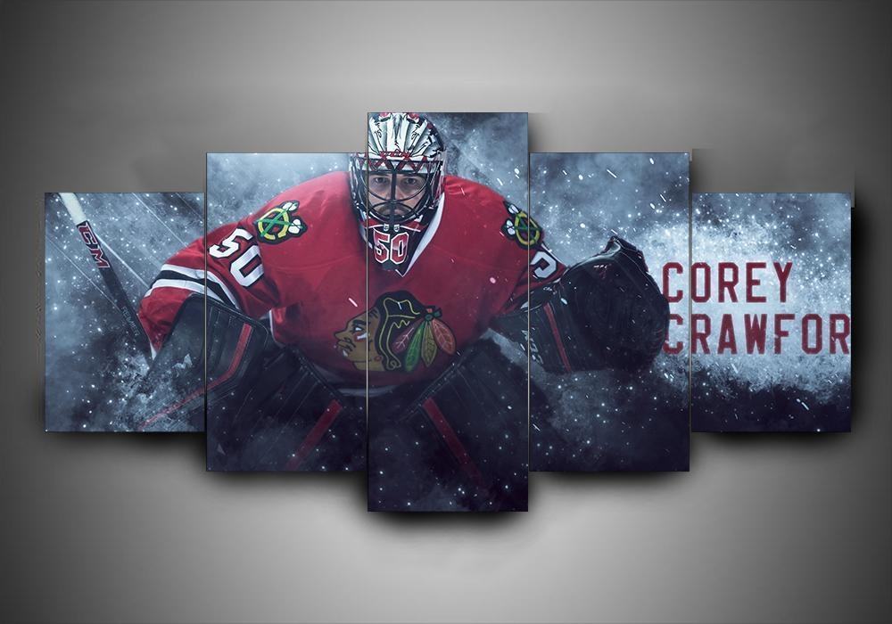 Chicago Blackhawks Corey Crawfor Sport Leinwandbilder Kunstdrucke  