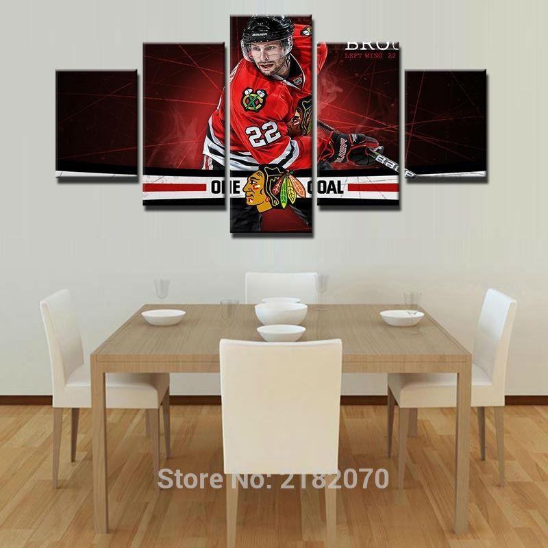 Chicago Blackhawks Duncan Keith Player Leinwandbilder – Eishockey Kunstdrucke
