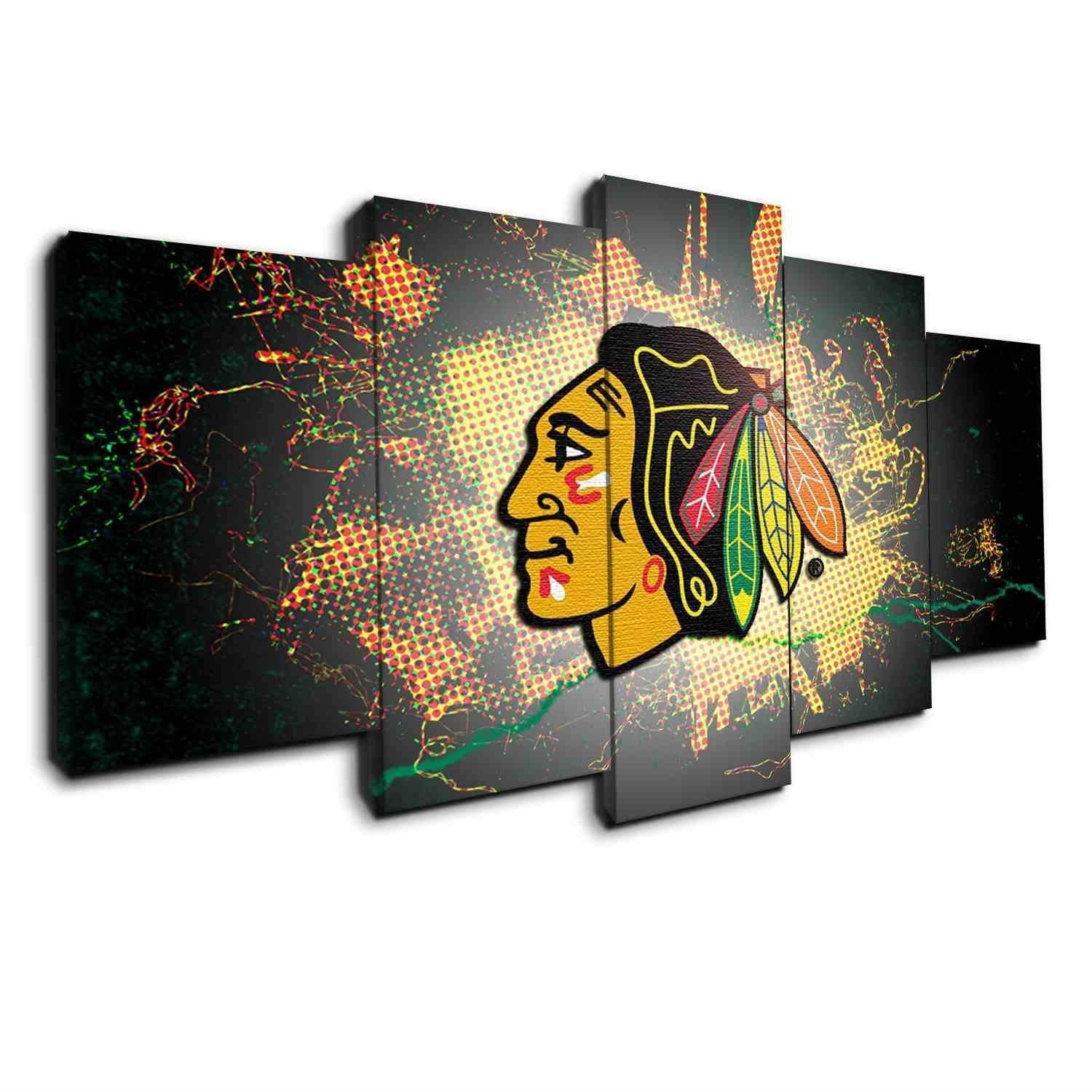 Chicago Blackhawks Leinwandbilder 4 – NHL Kunstdrucke für Fans