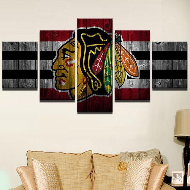 Chicago Blackhawks Sport Leinwandbilder – Eishockey Kunstdrucke für Fans