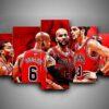 chicago bulls leinwandbilder 3 – basketball kunstdrucke für fans 3781