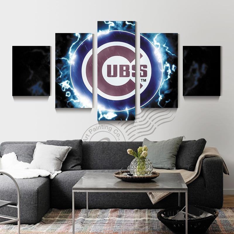 chicago cubs logo baseball leinwandbilder kunstdrucke 5623