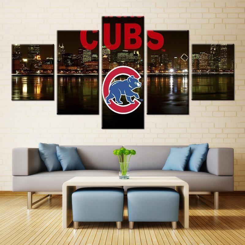Chicago Cubs Poster 3 Baseball Leinwandbilder Kunstdrucke  