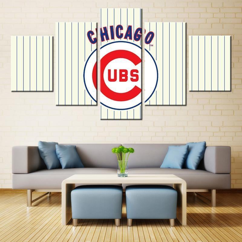 Chicago Cubs Sports Team Fans On Strips Leinwandbilder – MLB Kunstdrucke