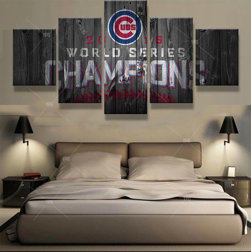 Chicago Cubs Sports Team Leinwandbilder – Baseball Kunstdrucke