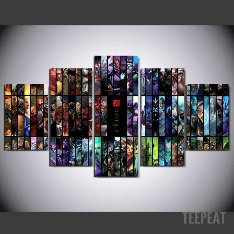 Choose Your Hero Gaming Leinwandbilder Kunstdrucke  