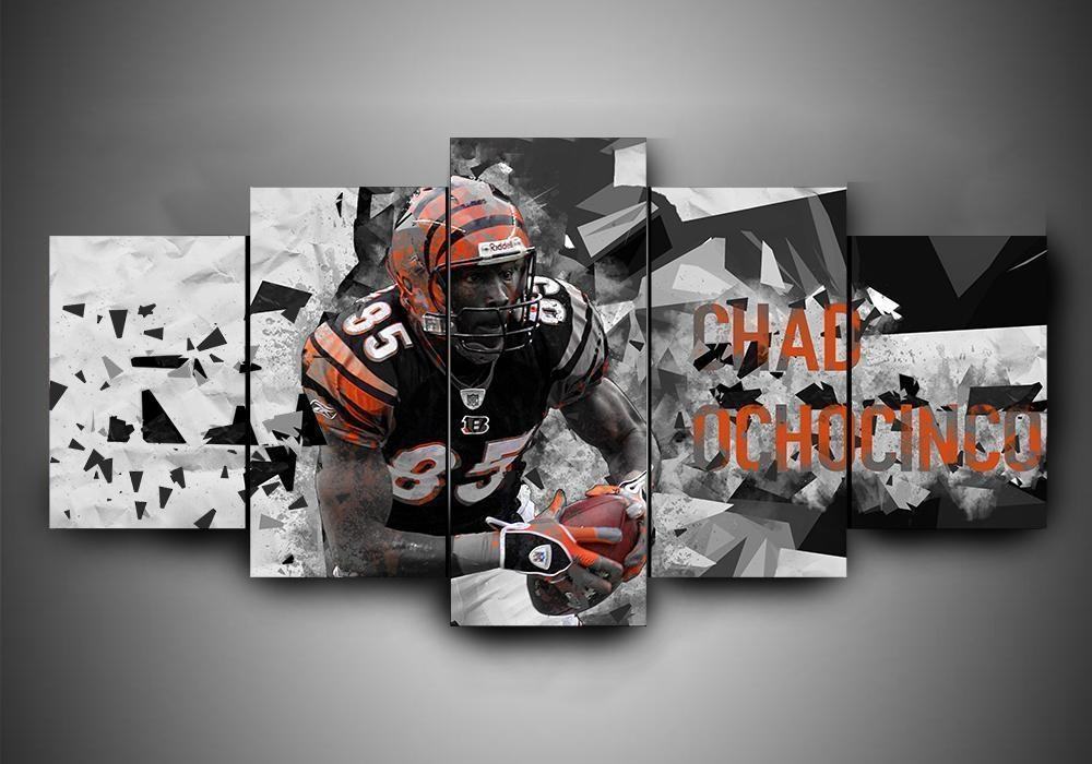 Cincinnati Bengals Chad Ochocinco Leinwandbilder – Football Kunstdrucke