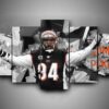 Cincinnati Bengals Domata Peko Leinwandbilder – NFL Kunstdrucke