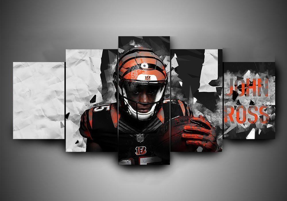 Cincinnati Bengals John Ross Leinwandbilder – NFL Kunstdrucke