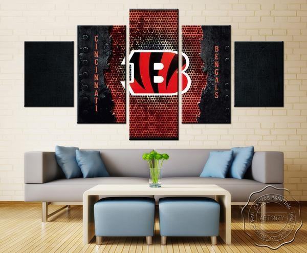 Cincinnati Bengals NFL Football Team Leinwandbilder – Football Kunstdrucke