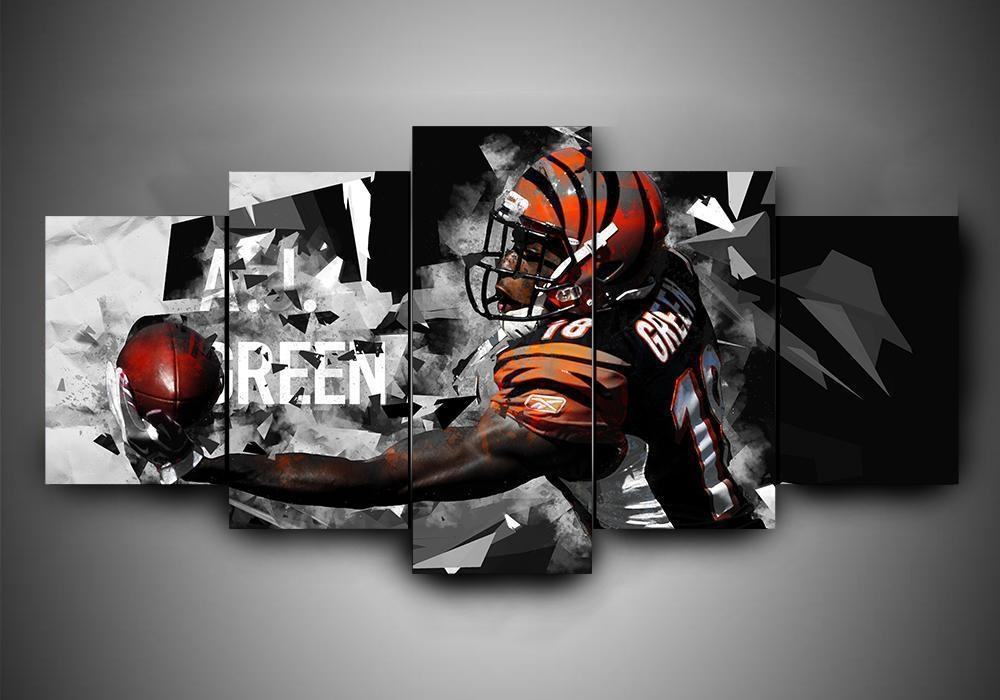 Cincinnati Bengals TJ Green Leinwandbilder – NFL Kunstdrucke