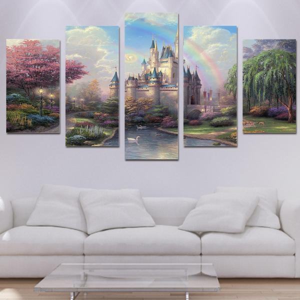 Cinderellas Castle Disney Leinwandbilder Kunstdrucke  