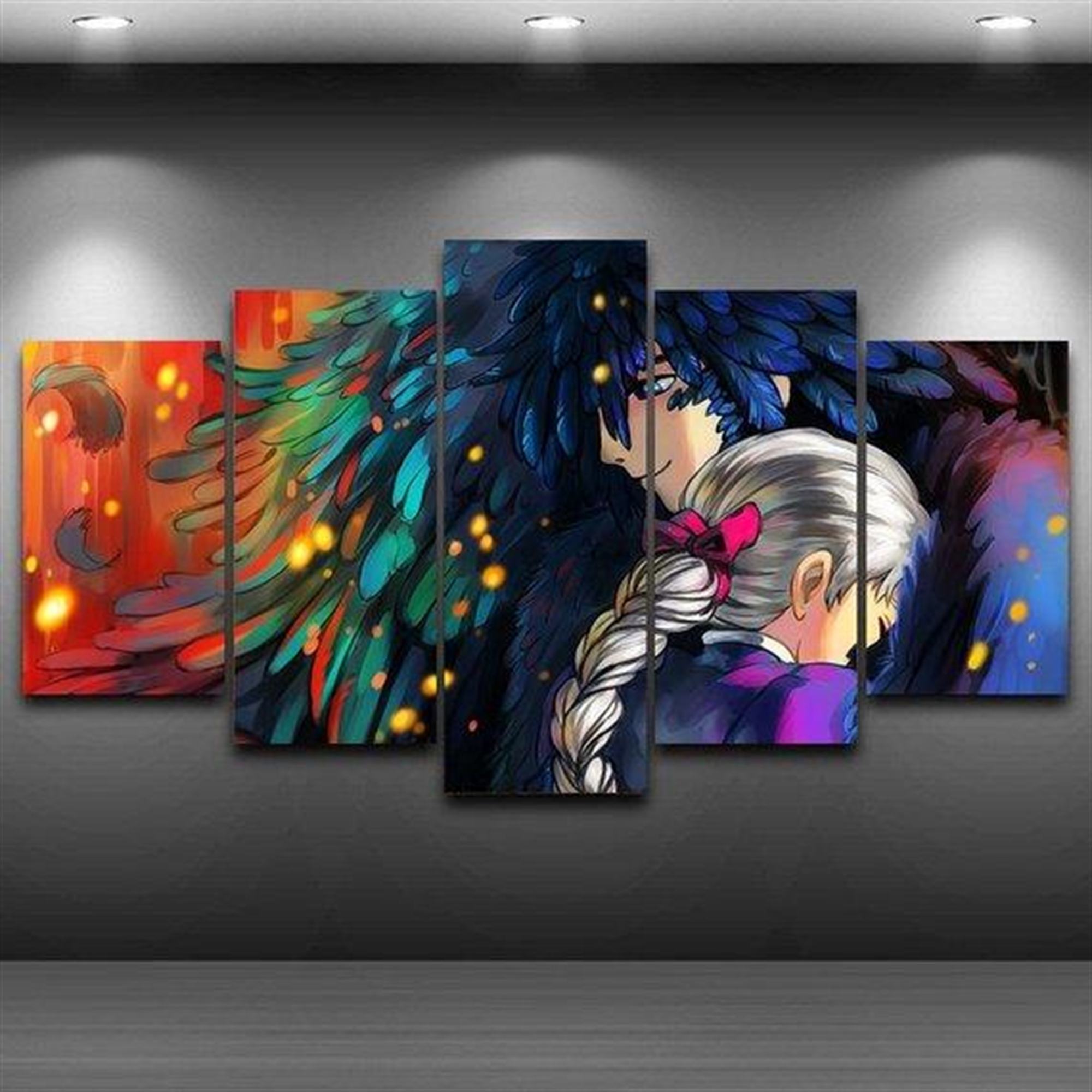 Classic Japan Anime: Hauru No Ugoku Shiro – Leinwandbilder Kunstdrucke