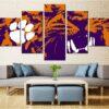 clemson tigers poster leinwandbilder – college football kunstdrucke 8163