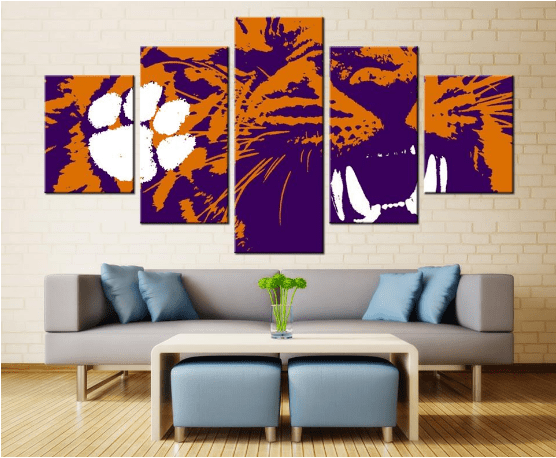 Clemson Tigers Poster Leinwandbilder – College Football Kunstdrucke