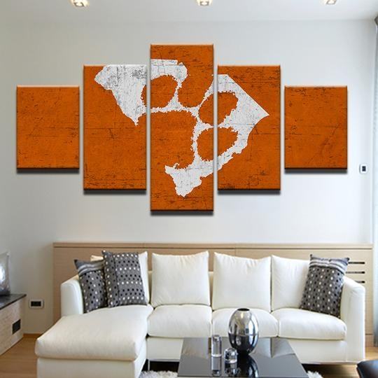 Clemson Tigers Sport Leinwandbilder – College Football Kunstdrucke