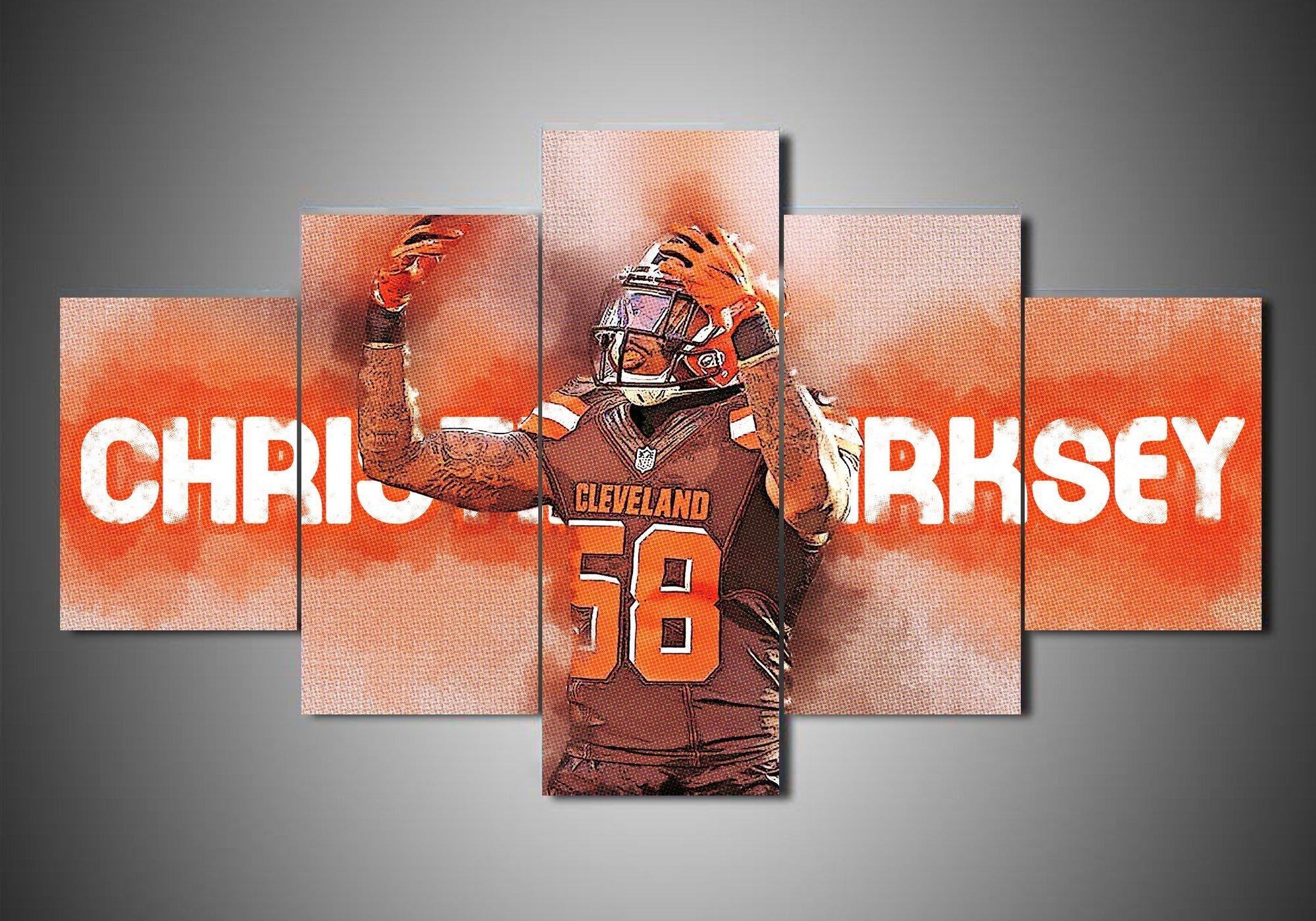Cleveland Browns Christian Kirksey Leinwandbilder – NFL Kunstdrucke