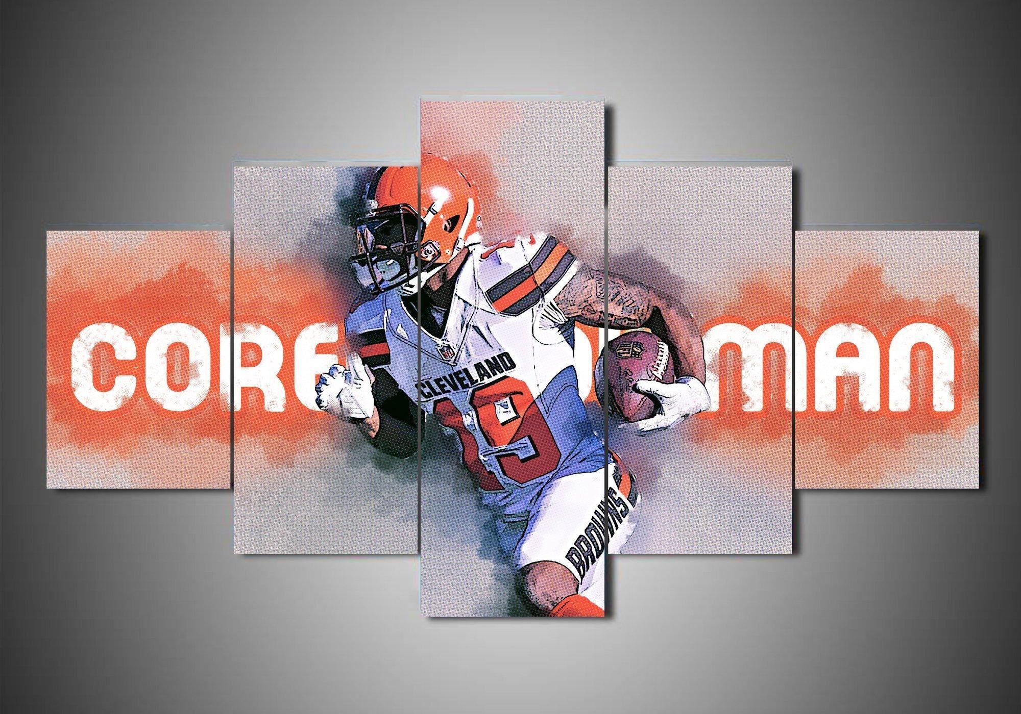 Cleveland Browns Corey Coleman Leinwandbilder – NFL Kunstdrucke