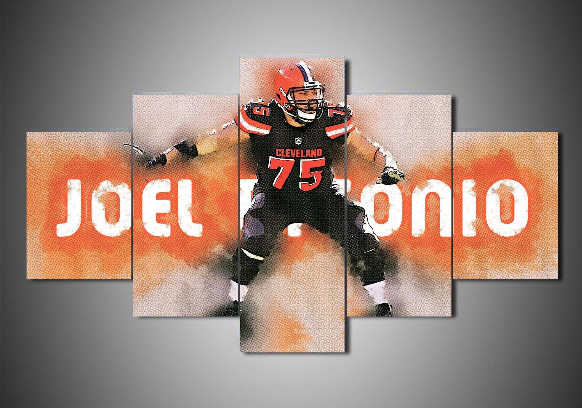 Cleveland Browns Joel Bitonio Leinwandbilder – NFL Kunstdrucke