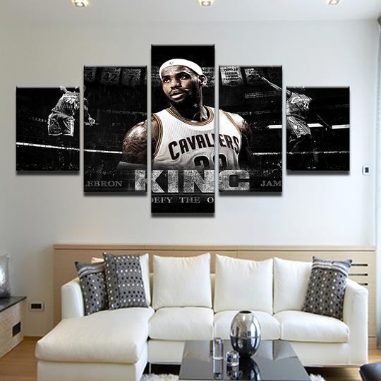 Cleveland Cavaliers LeBron James Leinwandbilder – NBA Kunstdrucke