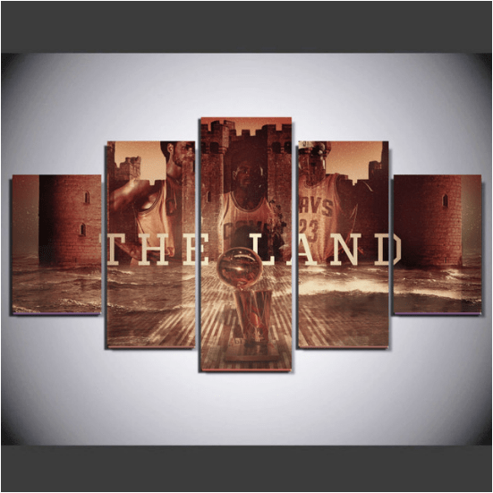 Cleveland Cavaliers NBA Star Player 1 Leinwandbilder – Kunstdrucke