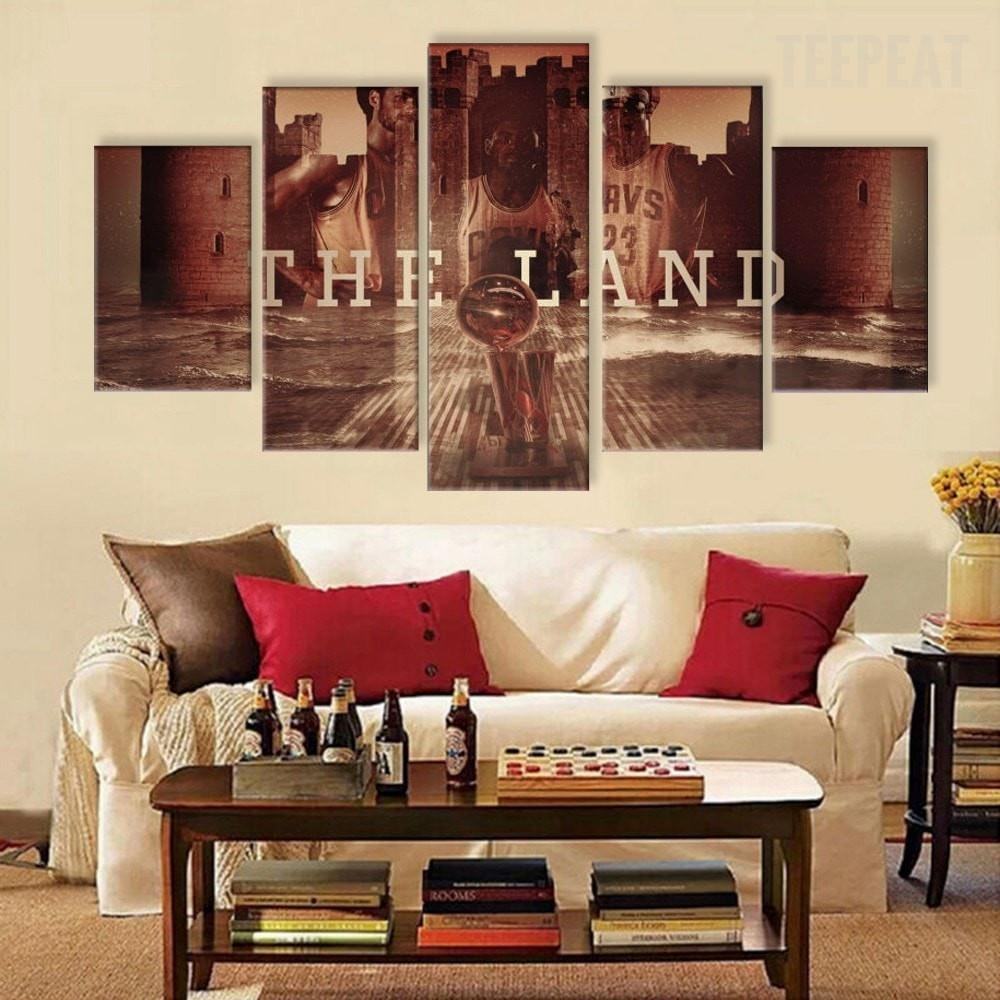 Cleveland Cavaliers NBA Star Player Leinwandbilder – Kunstdrucke