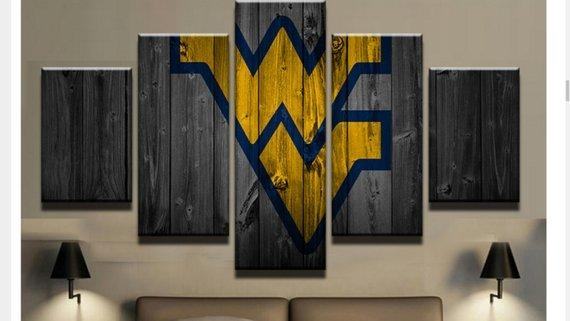College Football Barn Wood Look 9 Leinwandbilder – Kunstdrucke