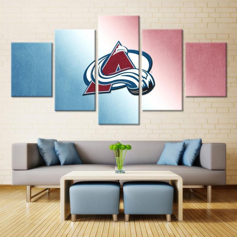 Colorado Avalanche Logo Leinwandbilder – NHL Kunstdrucke