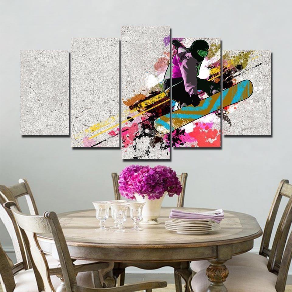 Cool Ski Sport Leinwandbilder – Kunstdrucke Sport