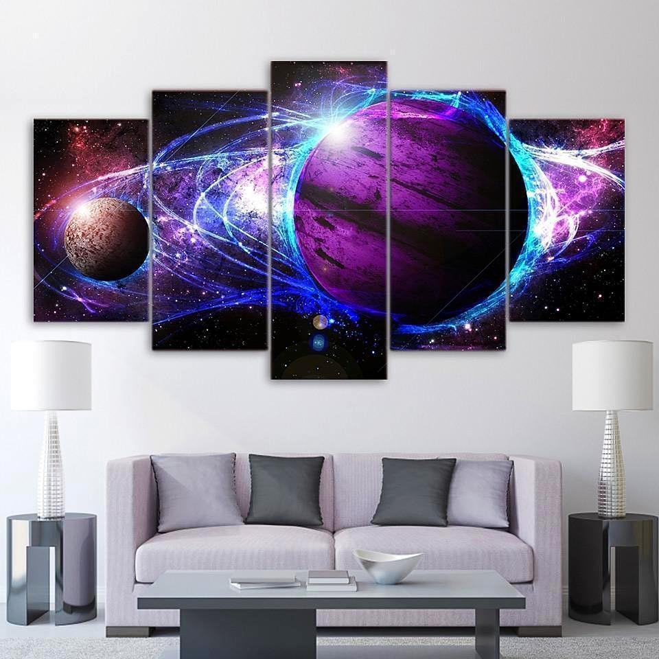 Cosmos Galaxy Star Energy Space Universe Leinwandbilder Kunstdrucke Rahmen