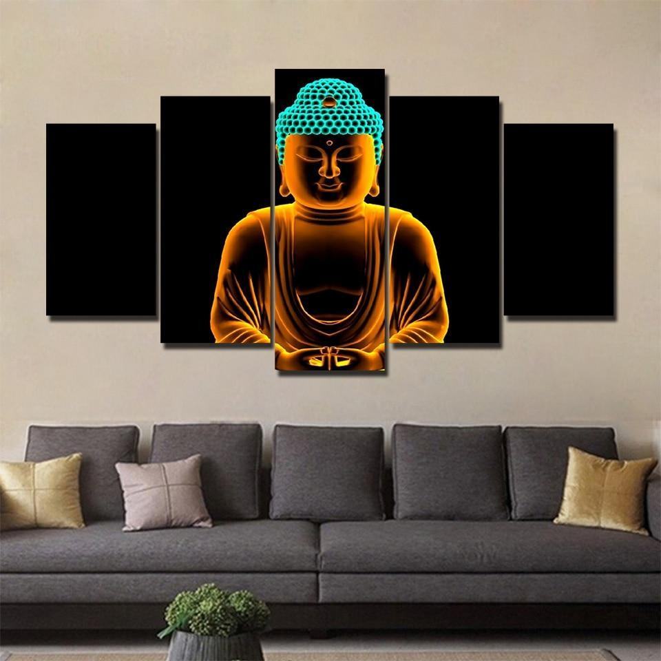 Creative Buddha Religion Leinwandbilder Kunstdrucke Rahmen