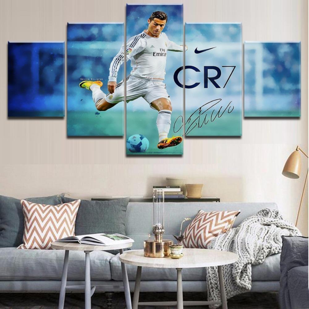 Cristiano Ronaldo Soccer Player Sport Leinwandbilder – Kunstdrucke Sport