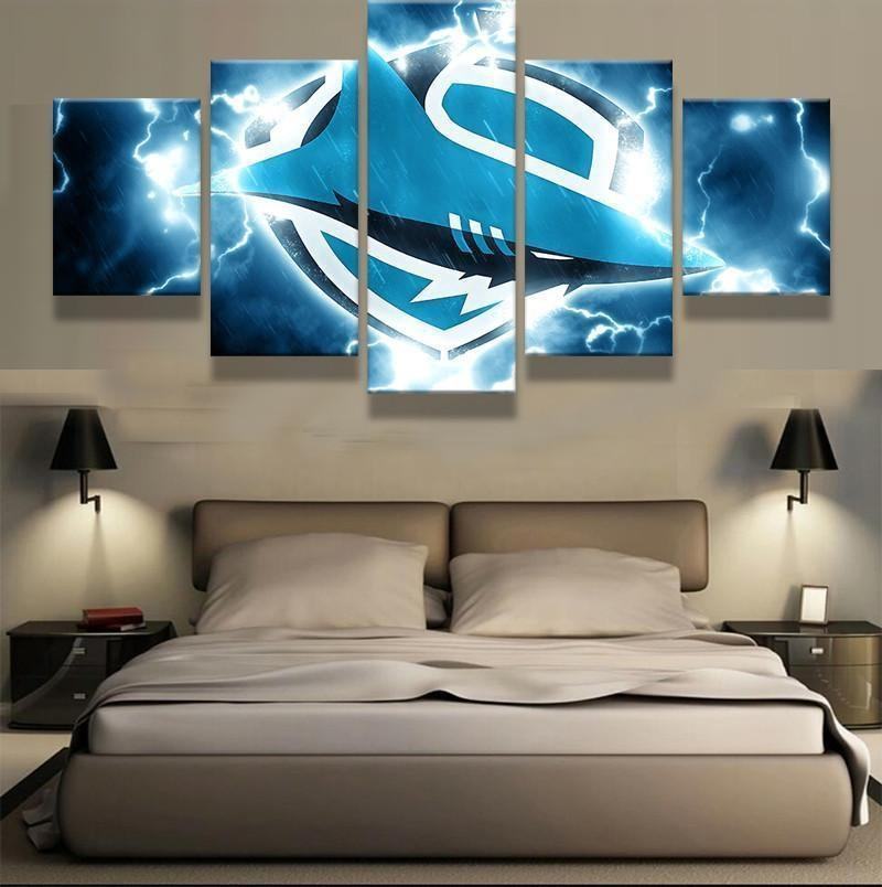 Cronulla Sharks Nrl Football Leinwandbilder Kunstdrucke  