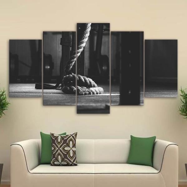 Crossfit Gym Equipment Sport Leinwandbilder – Kunstdrucke Fitness