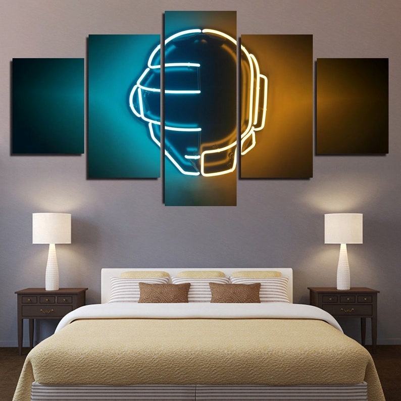 Daft Punk Leinwandbilder Kunstdrucke Rahmen